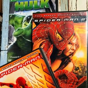 Spiderman -Spiderman 2- Hulk - DVD